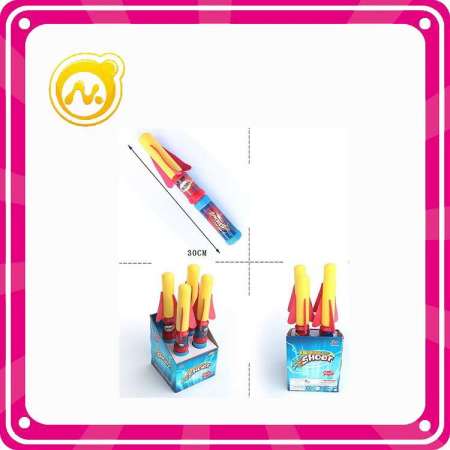 Plastic 30cm Mini Rocket Gun Children Sport Toy